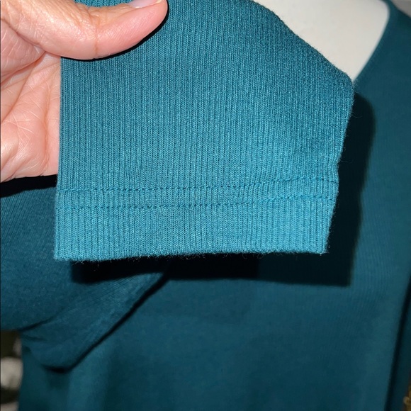 All American Comfort rib, maxi, long sleeve dress green size L petite - Picture 6 of 11